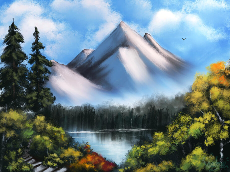 Towering Peaks (Bob Ross)
